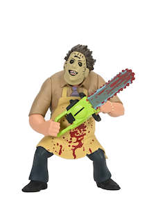 Leatherface (Bloody) 50th Anniversary Toony Terrors - 6" Scale Action Figure - T&hellip;