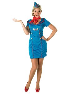 Air Hostess Costume for Adults