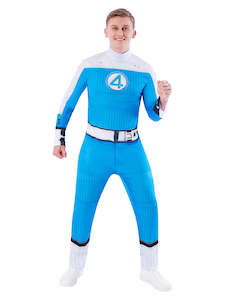 New Years Eve Costumes Accessories: Human Torch Costume for Adults - Marvel Fantastic Four