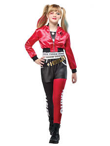 Harley Quinn Deluxe Costume for Kids - DC Comics
