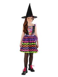 Barbie Witch Colourful Costume for Kids - Mattel Barbie