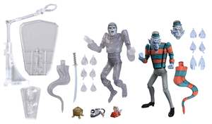 100 And Over: Creepy Eddie & Shibano-Sama 2 Pack - 7" Scale Action Figures - TMNT (Cartoon) - NECA Collectibles