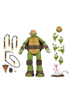 100 And Over: Ultimate Michelangelo - 7" Scale Action Figure - TMNT 2012 Cartoon - NECA Collectibles
