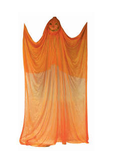 25 And Under: Pumpkin Spooky Hanging 7 Foot Prop