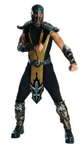 100 And Over: Scorpion Costume for Adults - Mortal Kombat