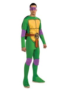 Costumes Starting With D: Donatello Classic Costume for Adults - Teenage Mutant Ninja Turtles