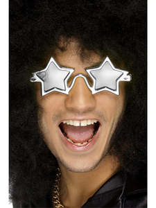 Decades Costumes: Superstar Silver Shades for Adults