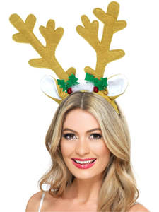 Reindeer Antler Headband for Adults