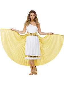 Grecian Deluxe Gold Cape for Adults