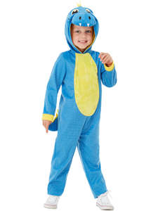 75 And Under: Dinosaur Blue Costume for Toddlers