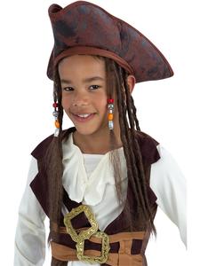 Pirate Hat with Dreadlocks for Kids