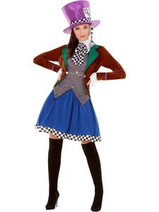 100 And Over: Miss Hatter Costume for Adults