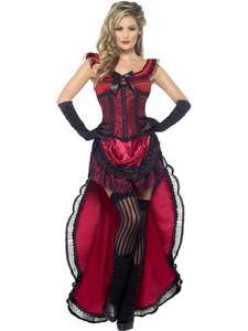 100 And Over: Western Brothel Babe Costume for Adults