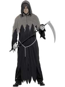 Goosebumps Books Costume Ideas: Grim Reaper Deluxe Robe Costume for Adults