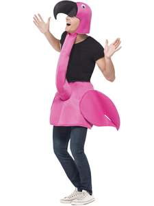 Flamingo Pink Costume for Adults