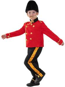 45 To 60: Busby Guard Soldier Costume for Kids