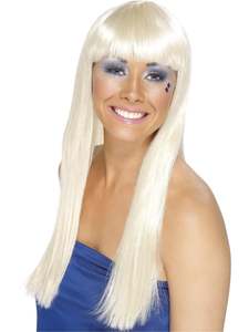 Costumes Starting With D: Dancing Queen Blonde Wig for Adults