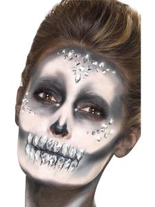 Costumes Starting With S: Silver Jewel Face Gems