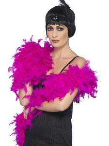 Feather Boa Deluxe Accessory for Adults - Fuchsia