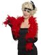 Feather Boa Accessory for Adults - Red