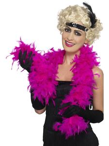 Feather Boa Accessory for Adults - Fuchsia