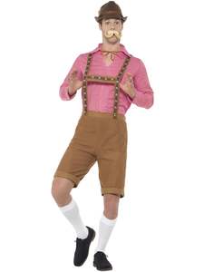 New Years Eve Costumes Accessories: Mr Bavarian Oktoberfest Costume for Adults