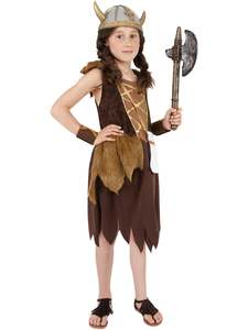 Costumes Starting With V: Viking Girl Costume for Kids