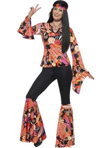 Decades Costumes: Willow the Hippie Costume for Adults