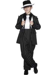 Decades Costumes: Gangster Zoot Suit Costume for Kids & Teens