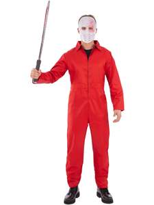 Bank Robber Jumpsuit for Adults
