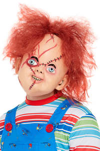 75 And Under: Chucky Overhead Latex Mask for Adults - Child's Play