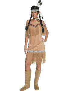 Native American Lady Deluxe Costume for Adults