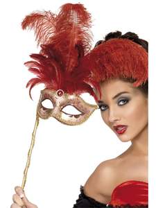 Baroque Red Fantasy Fever Eyemask for Adults