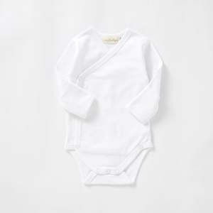 Baby And Toddler Clothing Essentials: Organic Cotton Kimono Long Sleeve Bodysuit