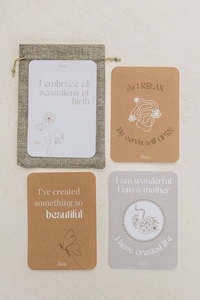 Products: Birth Affirmation Cards