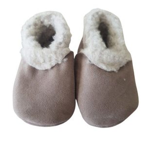 Products: Four Peaks Lambskin Booties Mink Suede