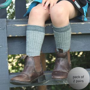 Products: Boot or Gumboot Merino Wool Socks - Children, Small Adult & Womens - 2 pairs