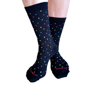 Merino Dress Socks - Pack of 2 pairs - Neon Pop