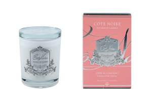 ** CLEARANCE ** Cote Noire 450g Candle - White Vessel with Silver Badge - Summer&hellip;