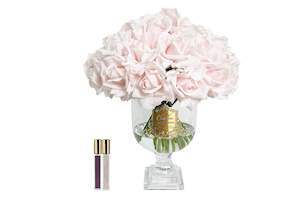 Cote Noire Versailles French Rose Bouquet - French Pink with Gold Badge - VRB06