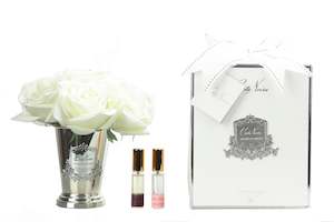 CLEARANCE - Cote Noire Seven Rose Bouquet - White - SMB01
