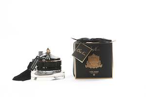 Cote Noire Queen Of The Night Reine De La Nuit: Cote Noire Art Deco Candle - Black & Gold - Queen of the Night - GML45004