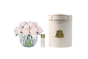 Luxury Flowers: NEW - Cote Noire Luxury Round 13 Rose Bud Bouquet - Champagne Pink - RRB15