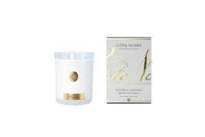 NEW - Cote Noire Soy Candle 450g - White Vessel with Gold Badge - Winter in the &hellip;