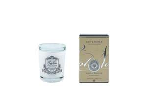 ** CLEARANCE ** Cote Noire 185g Candle - White Vessel with Silver Badge - Blonde&hellip;