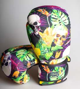 Boxing Gloves: Skull Patterned Boxing Gloves