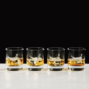 Pheasant Engraved Glass Tumbler Gift Set (Set of 4) – Country Outlook
