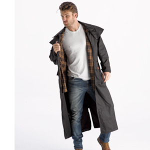 The Long Ridge Oilskin Full Length Coat
