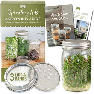 Stockists: Sprouter Lid Kit with Sprouting Instruction Guide - 22 units