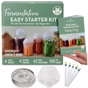 The Gift Collection: Vegetable Fermentation Kit - Easy Starter Set for Sauerkraut & More